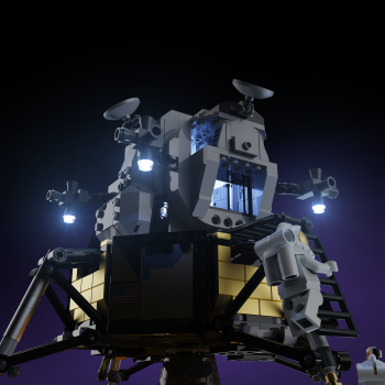Preview: LMB 2.0 Version - LED-​Beleuchtungs-Set für LEGO® Nasa Apollo 11 Lunar Lander #10266